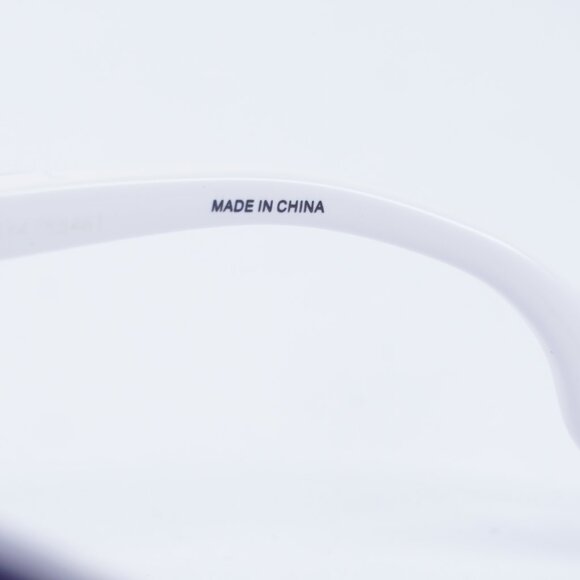 Burberry Junior JB4340 392687 Sunglasses Blue/White Frame, Grey Lenses - Picture 5 of 10